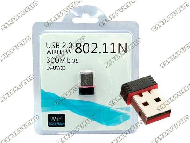 <* PLACA USB WIRELESS WIFI CON ANTENA 150M DN-W150U3